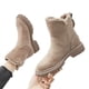 thumbnail image 3 of Botas de invierno de mujer de moda de tubo medio con forro polar y algodón grueso y cálido con piel, 3 of 6
