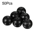thumbnail image 3 of Uxcell Plastic 41mm Air Flow Hollow Training Golf Practice Balls with Holes Yellow Black 50 Pcs, 3 of 5