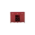 thumbnail image 2 of KB WR1354 30 x 42 x 12 in. Wood Storage Wine Cabinet - Red, 2 of 5