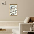 thumbnail image 3 of Neutral Lines I Boho Abstract Wall Art Canvas Wall Art by Art Remedy, Gold Floater Frame, 17.5" x 25.5", 3 of 7