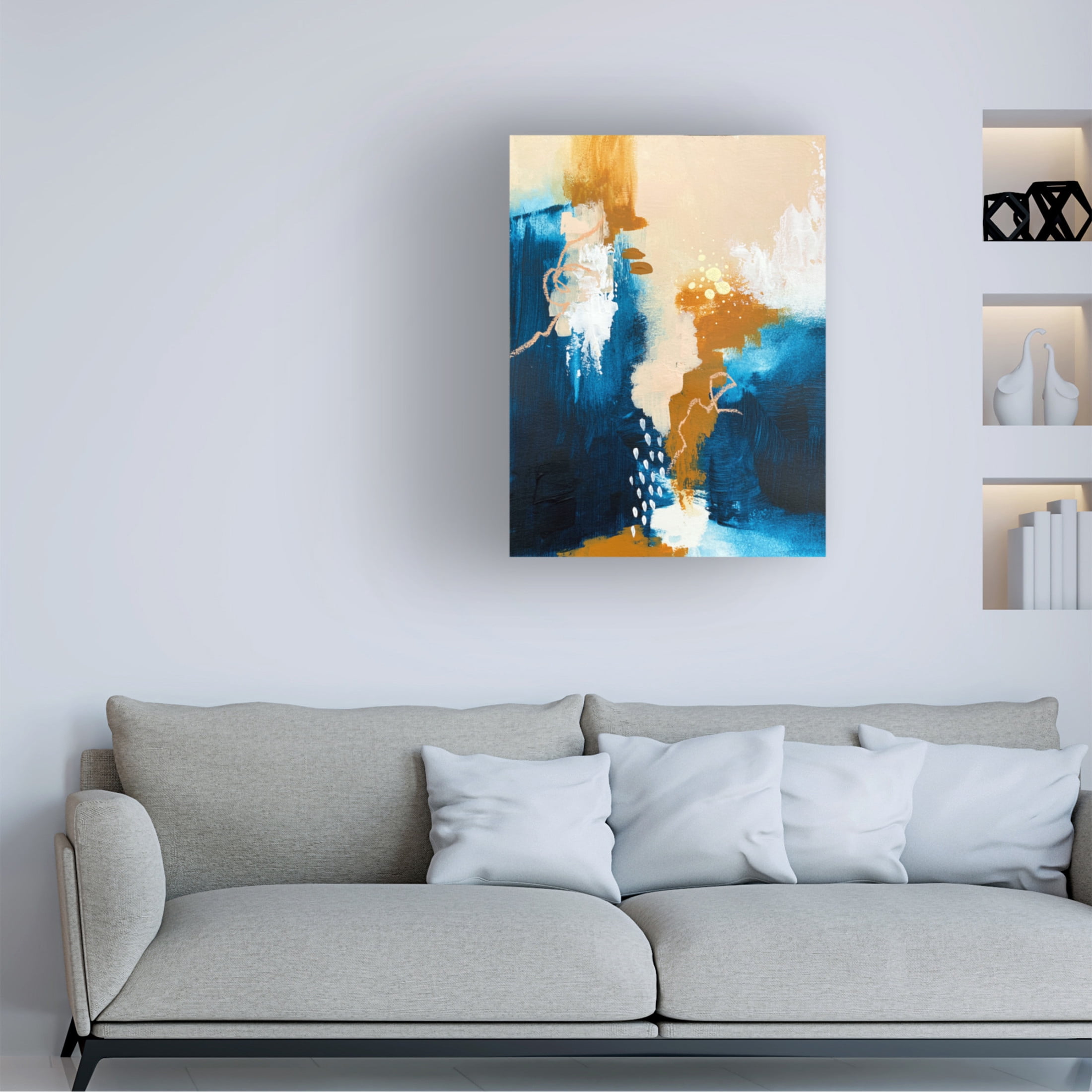 Trademark Fine Art Alyson Storms  Harvest Reflections 1 Canvas Wall Art
