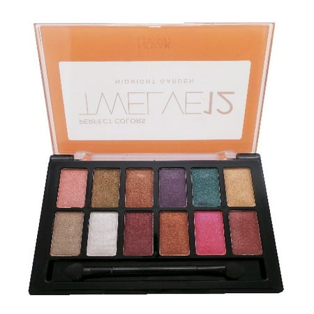 3 Pack Nicka K Perfect 12 Midnight Garden Eyeshadow Palette - 