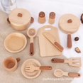 thumbnail image 1 of Natural Wood Children‘S Preschool Toys Fruits And Vegetables Simulation Play House Kitchenware Cognitive Wooden Model Gift, 1 of 6