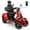 Red HS4W-E4R, variant on Nyddle Heavy Duty 4 Wheel Mobility Scooter for Seniors & Adults,1000W All Terrain Fast Electric Mobility Scooter,15MPH Speed,500 LBS Weight Capacity,Black