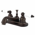 thumbnail image 5 of Kingston Brass GKB604B 4 in. Centerset Bathroom Faucet, Polished Chrome/Polished Brass, 5 of 7