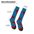 thumbnail image 2 of Logiee Colorful Ladybird Print Gift Stocking Stuffers,Adult Stockings,Novelty Socks,Funny Socks Birthday Running Walking Sleeping, 2 of 6