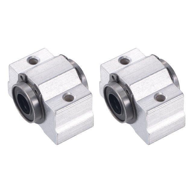 Unique Bargains SCV10UU Linear Ball Bearing Slide Block Units, 10mm Bore Diameter 2 Pack