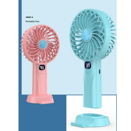 

Mini Handheld Fan USB Desk Fan Small Personal Portable Table Fan with USB Rechargeable Battery Operated Cooling Folding Electric Fan for Travel Office Room Household Black