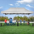thumbnail image 4 of Ainfox 10x20 Heavy Duty Pop up Canopy Tent with Weighted Sandbags,Outdoor Shade Instant Folding Event Gazebo with Wheeled Bag,White, 4 of 10