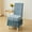 Blue_Hot#533, variant on Jacquard Hotel Dining Chair Covers | Thick Elastic Polyester Skirt Style, Non-Slip Fit | Multiple Colors, 1-Piece, 38-60cm | Home Decor, Wedding, Formal Event