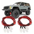 thumbnail image 1 of RC Car Headlights Taillight, Universal 2 White and 2 Yellow Lights 4 LED RC Car Lights  for Modification, 1 of 7