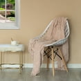 thumbnail image 3 of Decorative Throw Blanket  - 50x60in Soft Knit with Delightful Fringe Edges for a Sophisticated and Cozy Touch to Your, 3 of 9