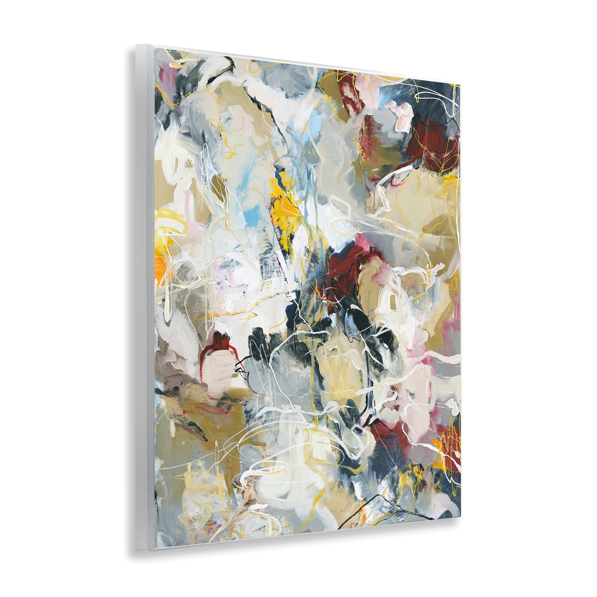 Energetic Frequency Abstract Wall Plaque Art, design by Design Fabrikken