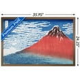thumbnail image 3 of Fine Wind, Clear Morning by Katsushika Hokusai Wall Poster, 22.375" x 34" Framed, 3 of 4