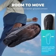 thumbnail image 5 of ALLSWIFIT Men's Slip-On Walking Shoes Wide Toe Box | Hands-Free Barefoot Feel, Cushioned Running Sneakers with Arch Support for Gym & Tennis, 5 of 9