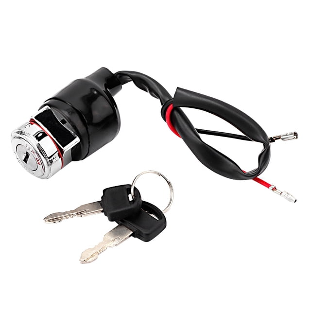 Interruptor de encendido de motocicleta con 2 llaves aptas para Honda CB100 CB125S CL100 CL100S CT90 S90 XL100 Jadeshay A