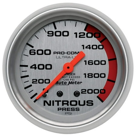 AutoMeter 4428 Ultra-Lite Mechanical Nitrous Pressure Gauge
