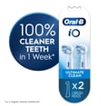 thumbnail image 2 of (4 pack) Oral-B Toothbrush Heads, iO Ultimate Clean Replacement Brush Heads, White, 2 count, 2 of 12