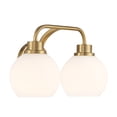 thumbnail image 4 of Bathroom Vanity Light in Natural Brass, 4 of 6