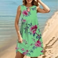 thumbnail image 2 of LYXSSBYX Plus Size Dresses for Curvy Women Women's Round Neck Sleeveless Gradient Tie Dyed Beach Dress, 2 of 9