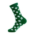 thumbnail image 4 of Bxsruta St. Patrick's Day Mid-Length Knitted Socks for Men and Women Festive Holiday Crew Socks, 4 of 5