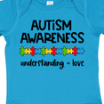 thumbnail image 4 of Inktastic Autism Awareness Understanding and Love with Puzzle Pieces Boys or Girls Baby Bodysuit, 4 of 5
