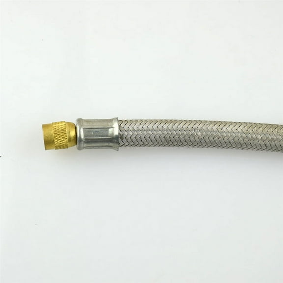 Zyutaosan 2Pcs 10" Braided Stainless Steel Dual Tire Valve Stem Extensions Rv Trailer