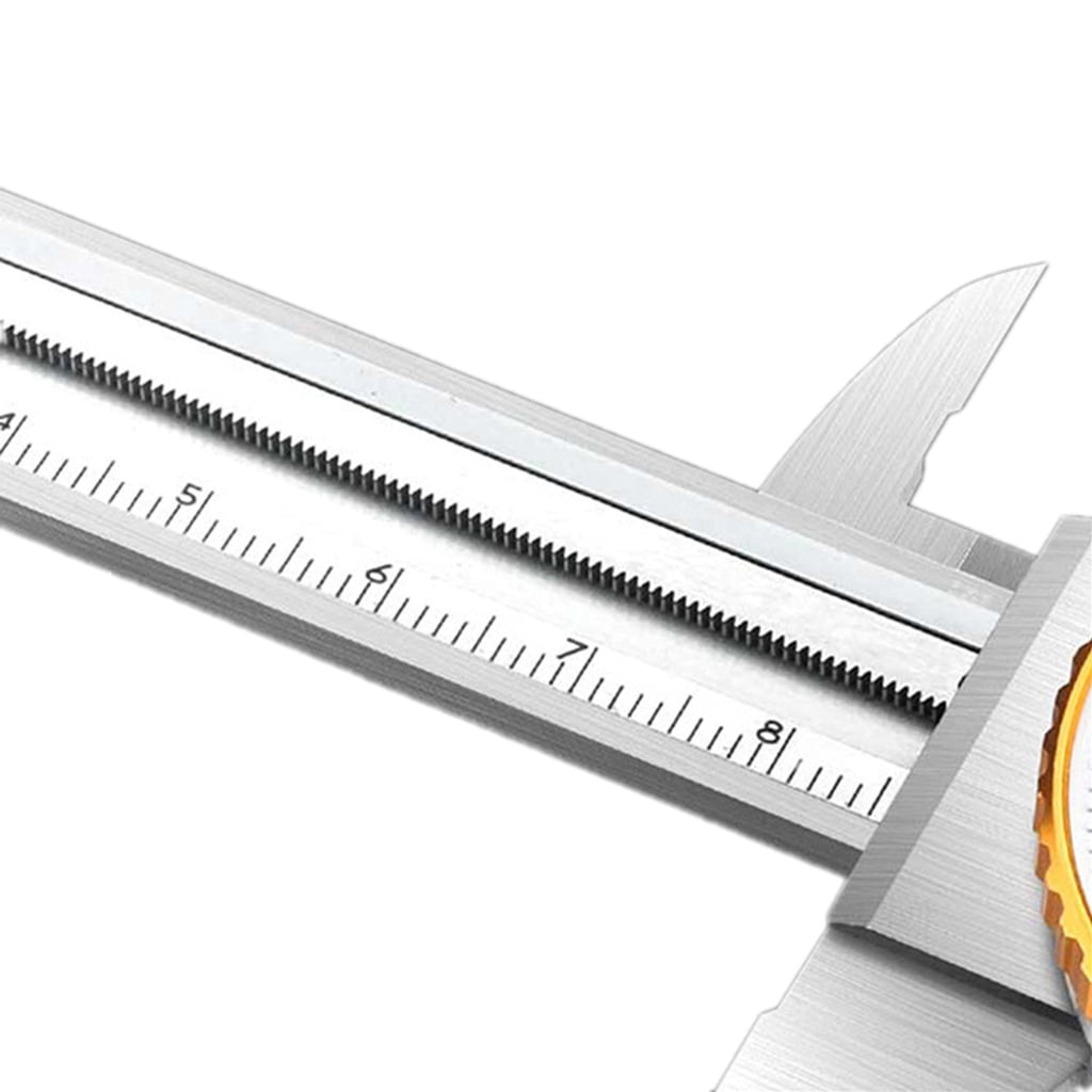 Zeiwohndc Shockproof Calibration Measure Tool Adjustable Dial Vernier Caliper with Gauge