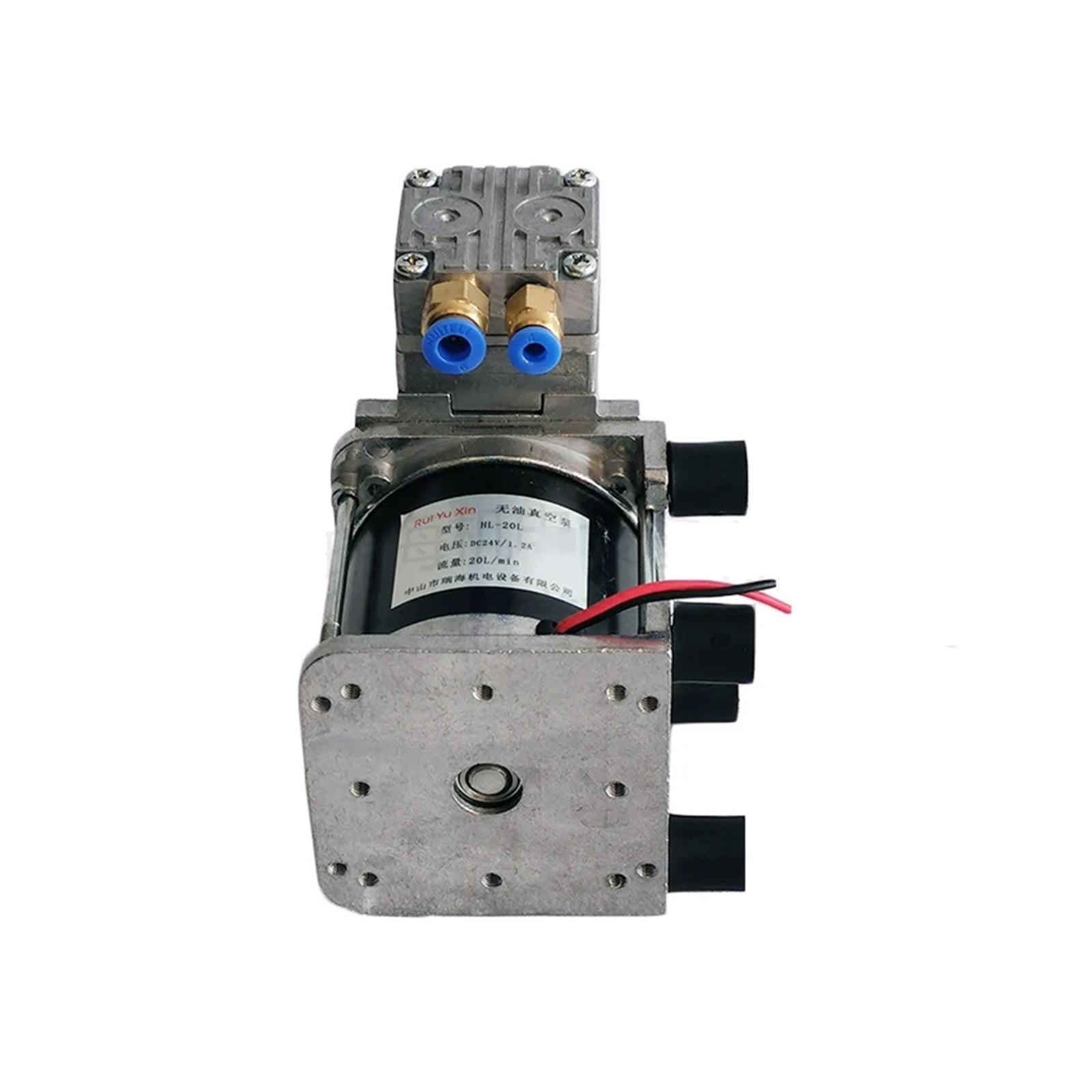 DC 24V micro air pump negative pressure pump RYX-20L oil-free vacuum pump small electric 20L/MIN -80Kpa 30W G1/8