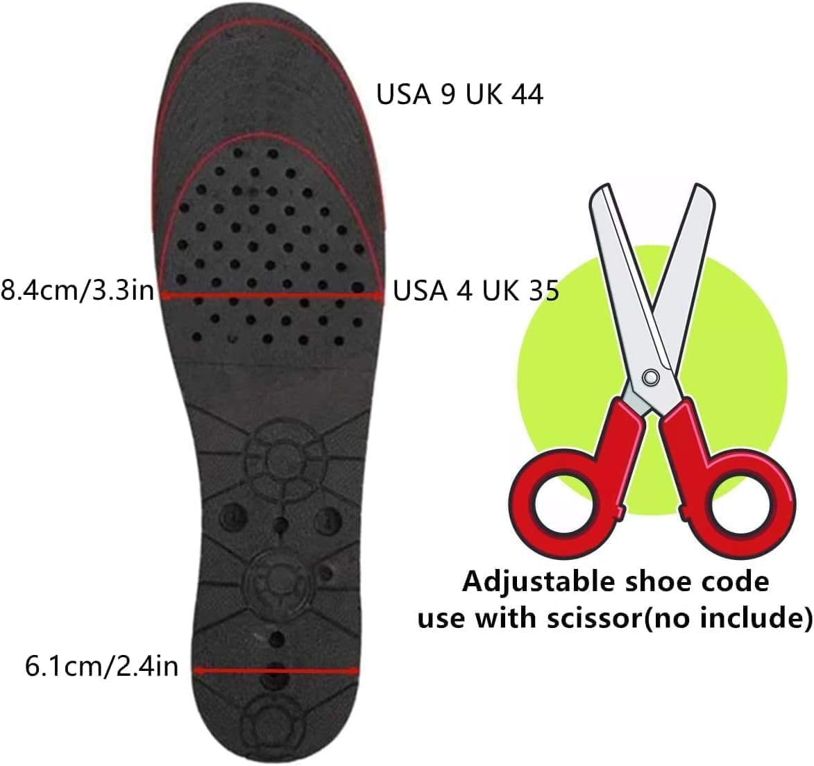 Height Increase Insoles for Men, 4 Layers Shoe Height Inserts to Make You Taller, Multi-Layer Invisible Boosting Lifts Soles for Women Kit with Air Cushion Heel Height 3.54 Inch