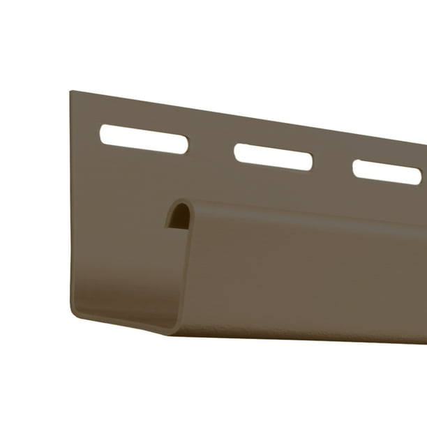 CertainTeed 3/4in. Vinyl J Channel 12ft. 6in. Sable Brown 48 PCS