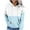 Light Blue, variant on Pxxlle Plus Size Women's Hoodie Fashion Color Block Graphic Hoodies Oversized Long Sleeve Hooded Pullover Tops Fall Winter Drawstring Sweatshirt with Pockets Yellow S