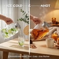 thumbnail image 3 of 1 Gallon Square Glass Pitcher with Lid Water Pitcher for Fridge Borosilicate Glass Carafe for Hot and Cold Beverage Jug with Handle for Iced Tea Coffee Juice, 3 of 11