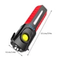thumbnail image 1 of USB Super Bright LED Flashlight with Safety Hammer Adventure Lighting Side Light Red Blue Flashing Repairing Torch Adventure Lighting Floodlight, 1 of 9