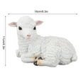 thumbnail image 7 of BINGLI Sheep Statues Lifelike Resin Lamb Statue Outdoor Statues for Garden Decor Lamb Shape Garden Sculpture for Indoor Outdoor Decoration with Multiple Styles Family Party,Daily Use, 7 of 7