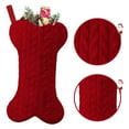 thumbnail image 4 of Event & Party Supplies,Dog Christmas Stocking Knit Stocking For Dogs Bone Shape Dog Stocking Christmas Large Pet Stockings Hanging Dog Christmas Stocking For Dogs Cats, 4 of 7