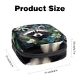 thumbnail image 2 of Raccoon Sanitary Napkin Bag Pouch with Zipper, Period Purse Large Pouch with Zipper for Women, Velvet, Sponge, Oxford Cloth Material, 2 of 6