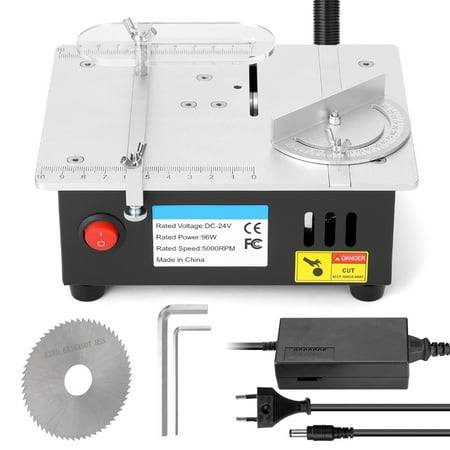

Multifunctional Table Saw Electric Desktop Saws Small Household DIY Cutting Tool Woodworking Bench Lathe Machine (EU Plug)