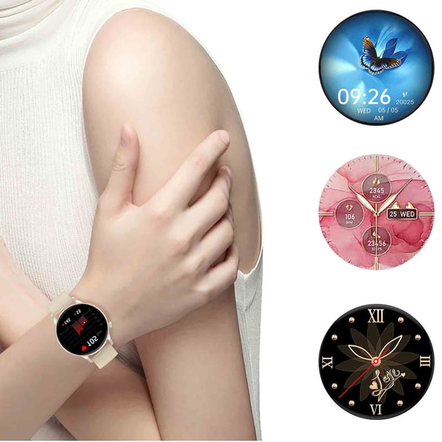 Smartwatch para mujer | Estuche de metal Watch3 Pro | Pantalla AMOLED HD de 1,3 pulgadas | NFC | Llamadas Bluetooth | Carga inalámbrica | Múltiples modos deportivos | IP67 a prueba de agua