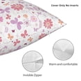 thumbnail image 3 of Yiaed Retro Floral Print Pillow Covers Super Soft Decorative Square Throw Pillow Covers Case Cushion Covers for Sofa Couch Bedroom Car Decor（No pillow core）-20"x20", 3 of 7