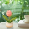 thumbnail image 5 of Simulated Flower Pot Finished Woolen Flower Indoor Car Decoration Small Pot, 5 of 5