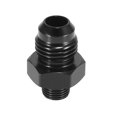thumbnail image 1 of AN6 Macho a 1/8" NPT Macho Coche Llamarada Reductor Conexión Adaptador Negro, 1 of 6