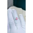 thumbnail image 3 of Natural pink sapphire ring, oval cut pink sapphire ring, 925 sterling silver ring, pink sapphire engagement ring, lab grown pink sapphire ring, 3 of 3