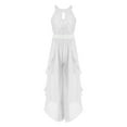 thumbnail image 3 of Alvivi Kids Girls Glittering Beaded Party Jumpsuit Dress Chiffon Romper Gown 6-16, 3 of 5