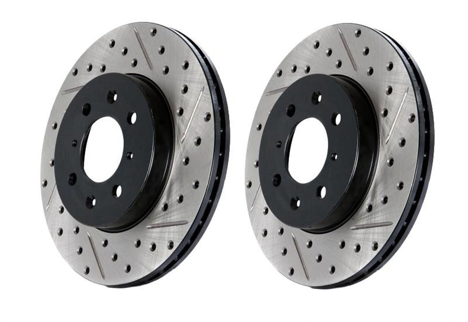 StopTech Slotted & Drilled Sport Brake Rotor Fits select: 2010-2020,2022-2023 TOYOTA 4RUNNER