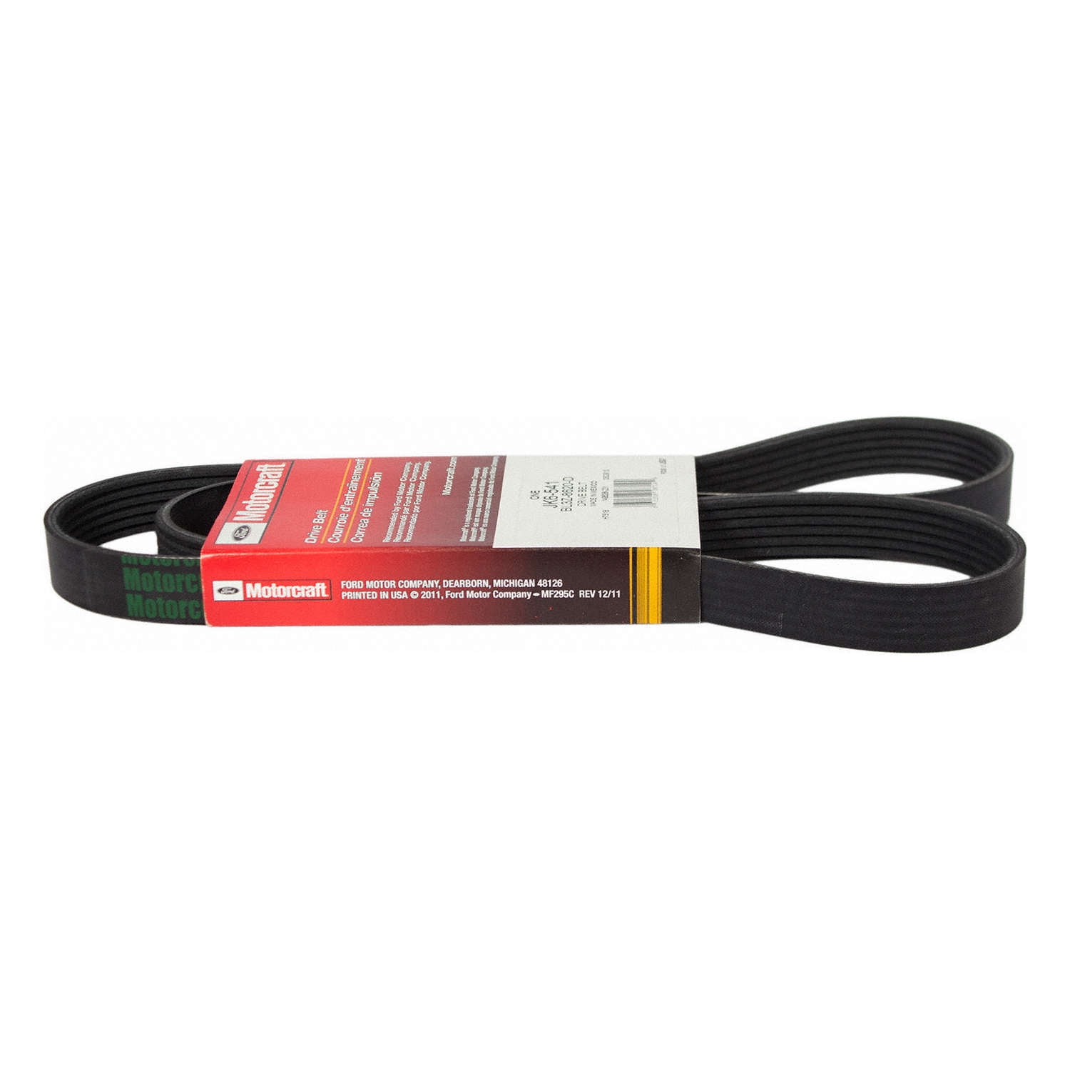 Motorcraft Serpentine Belt JK6-541 Fits select: 2011-2013 FORD F150, 2011-2014 FORD MUSTANG