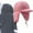 Pink, variant on fenteer Hat with Earflaps Ear Protection Baseball Cap Fashionable Warm Hat with Peak Gray