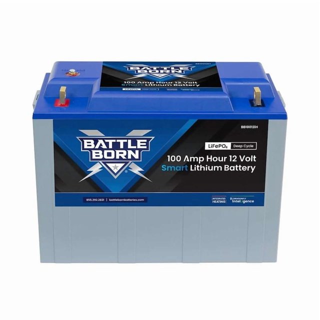 100AH 12V SMART LIFEPO4 DEEP CYCLE HEATED BATTERY