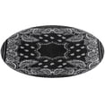 thumbnail image 5 of Black Paisley Bandana Pattern Round Carpet Circle Rug Outdoor Patio Area Rug Washable Large Area Rugs Hallway Room Decor Fitness Mats, 5 of 8