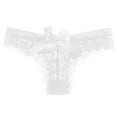 thumbnail image 6 of Womens Panties - Women's Seductive Lace Thong, Panties for Women,Color: White Size: S, 6 of 6
